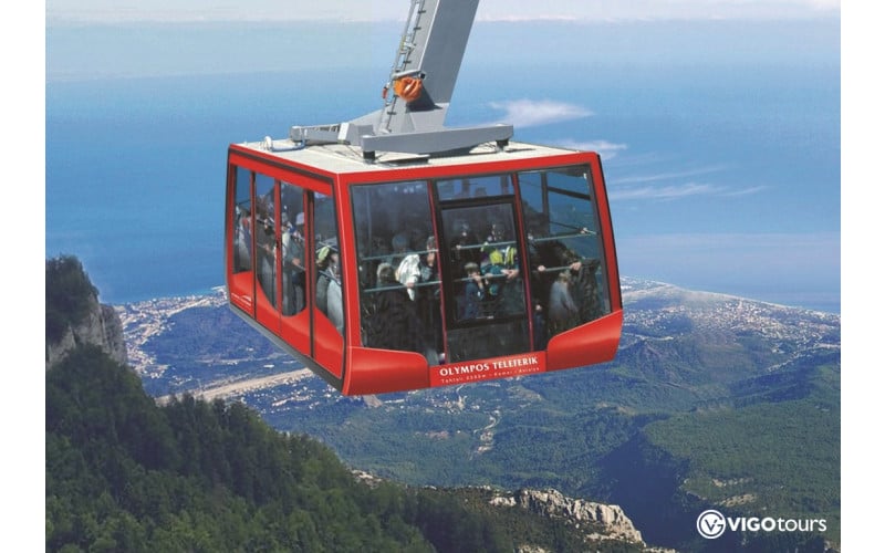 Antalya Olympos Cable car ride to Tahtali mountain - 1