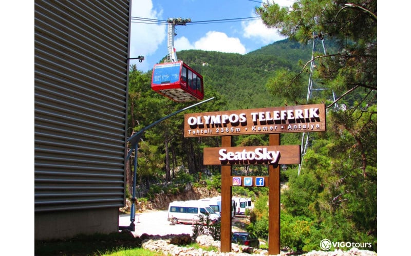 Antalya cable car ride Mount Tahtali - Vigo Tours
