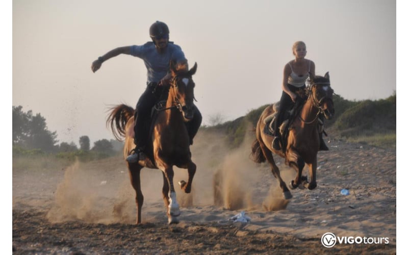 Верховая езда в Сиде Турция - Верховая езда на пляже - 1