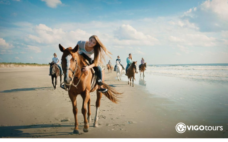 Верховая езда вдоль побережья в Сиде — природа и море - 7