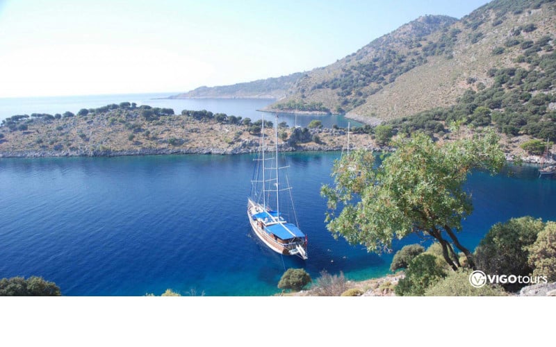 Blaue Reise von Fethiye nach Marmaris 4 Tage - 5