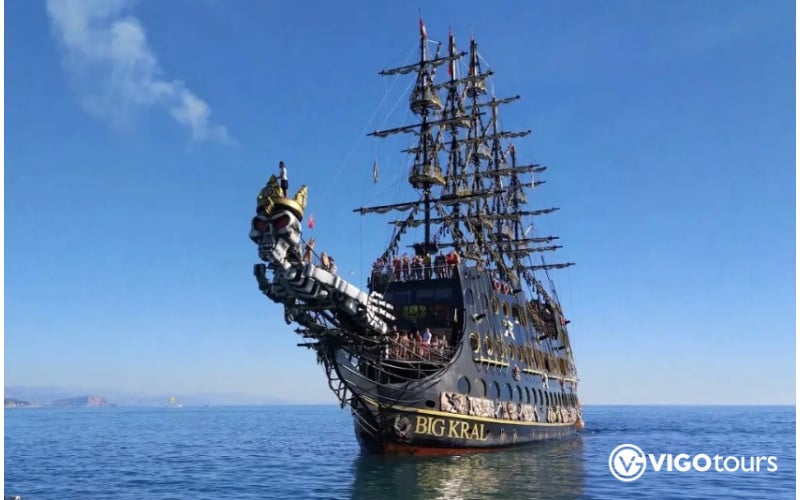 Путешествие на пиратском корабле BIG KRAL из отелей Белека - 1