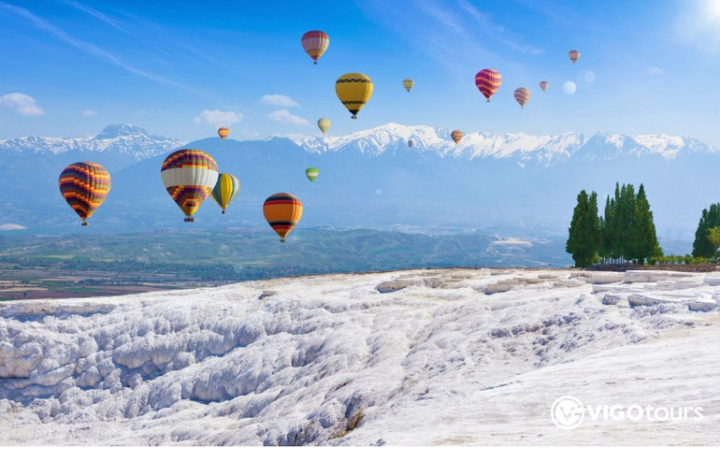 Hot air balloon ride in Pamukkale - 2