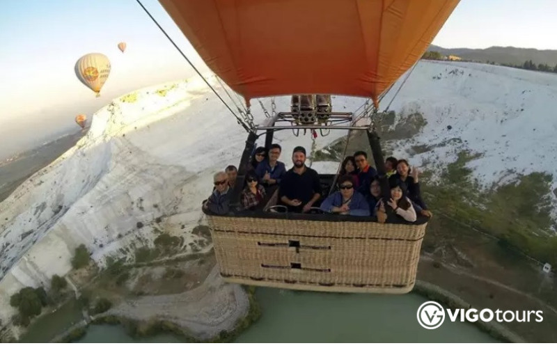 Hot air balloon ride in Pamukkale - 5