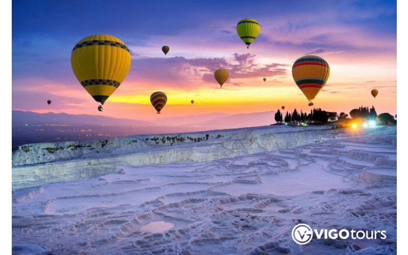 Hot air balloon ride in Pamukkale - 6