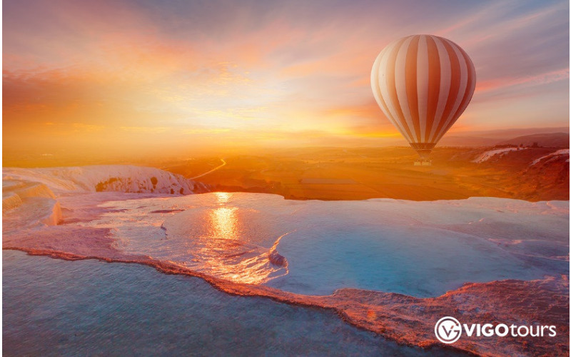 Hot air balloon ride in Pamukkale - 7