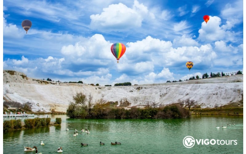 Hot air balloon ride in Pamukkale - 10