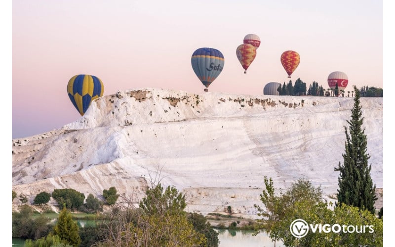 Hot air balloon ride in Pamukkale from Side - 1
