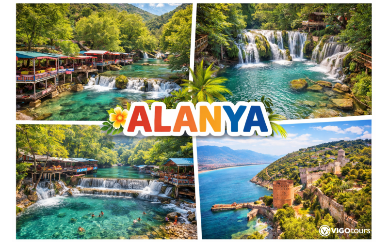 Тур по Аланье: Замок, канатная дорога, пляж и Димчай - 1