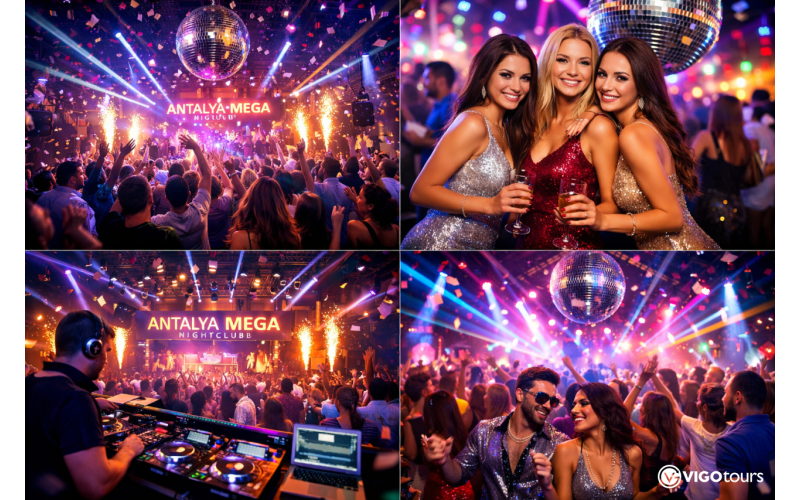 Antalya Mega Disko Gece Kulübünde Dans Parti Eğlencesi - 1