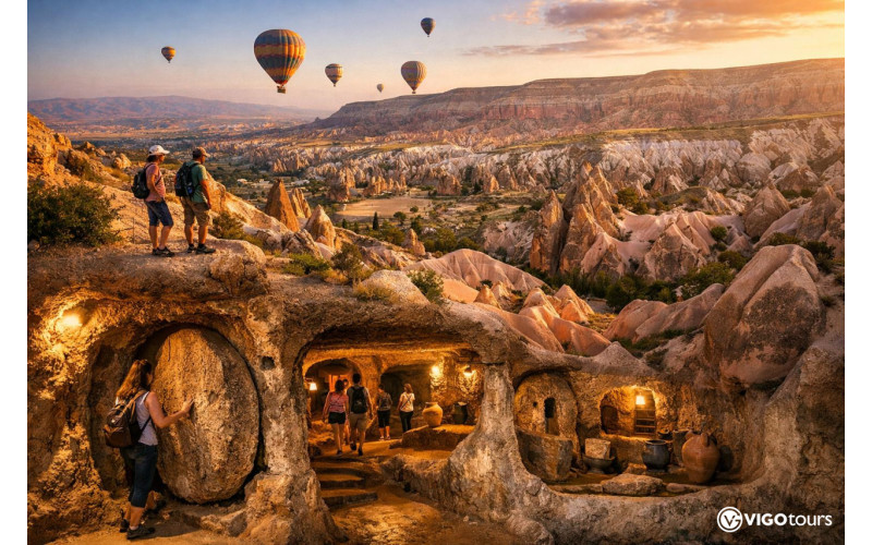 Kapadocja — Wycieczka Południowa: Kaymakli i Czerwona Dolina - 1