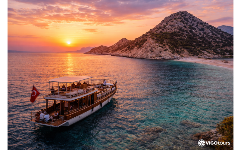 Закатный тур на катере на остров Сулуада из Анталии и Кемера - 5