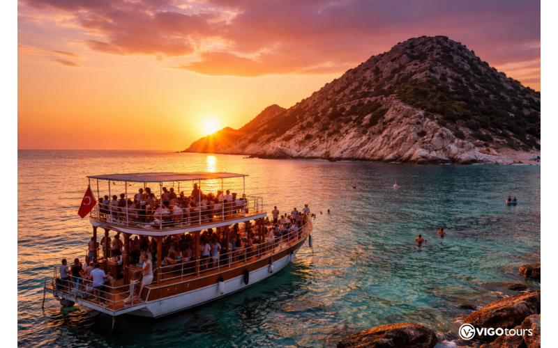 Закатный тур на катере на остров Сулуада из Анталии и Кемера - 6