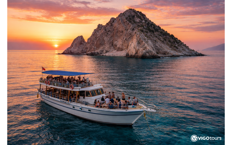 Закатный тур на катере на остров Сулуада из Анталии и Кемера - 8