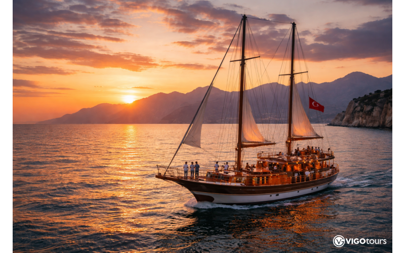 Experience a Breathtaking Sunset Cruise in Antalya Bay - 2