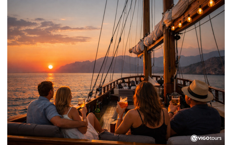 Experience a Breathtaking Sunset Cruise in Antalya Bay - 7