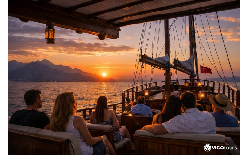 Experience a Breathtaking Sunset Cruise in Antalya Bay - 8