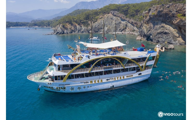 Mega Star Kemer Boat Tour - Fun & Swimming - 1