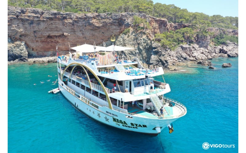 Kemer Koylarında Mega Star Tekne Turu - Unutulmaz Deneyim - 2