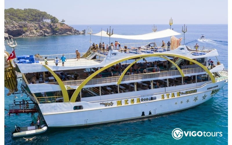 Kemer Koylarında Mega Star Tekne Turu - Unutulmaz Deneyim - 6