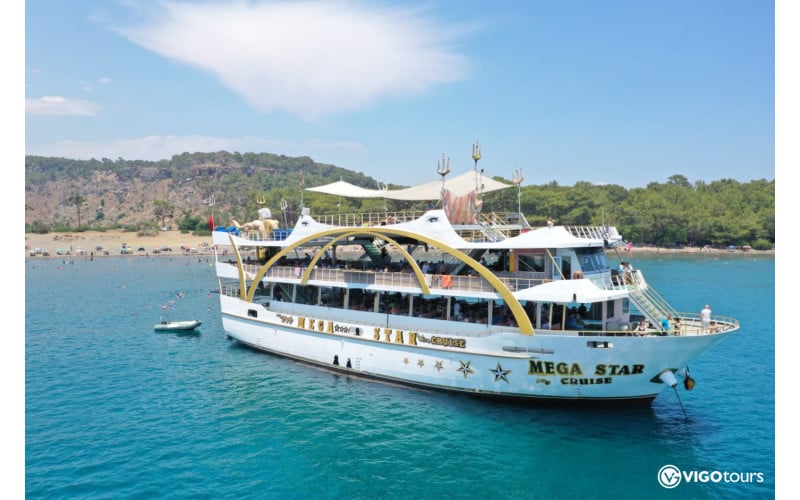 Kemer Koylarında Mega Star Tekne Turu - Unutulmaz Deneyim - 9