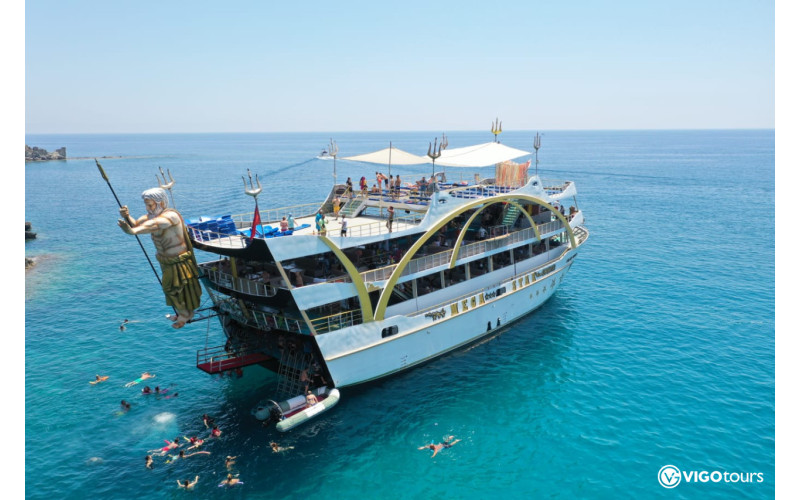 Mega Star Kemer Boat Tour - Fun & Swimming - 5