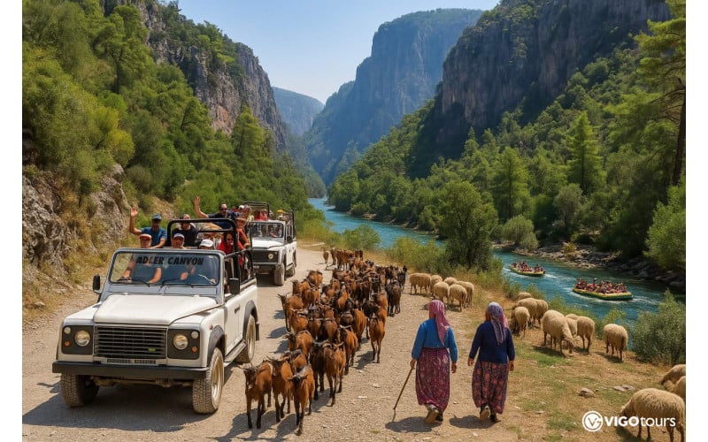 Köprülü Kanyon Macera Turu: Jeep, Rafting ve Zipline - 8