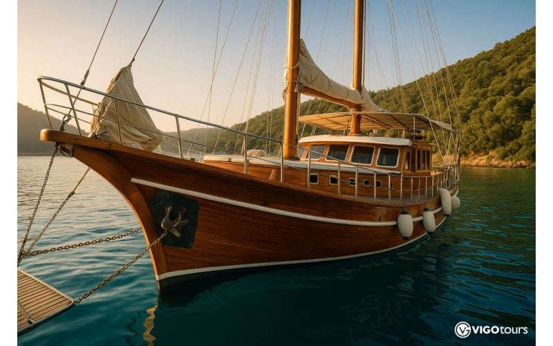 Blaue Reise Bodrum–Karacasöğüt auf dem Gulet 4 Tage - 4