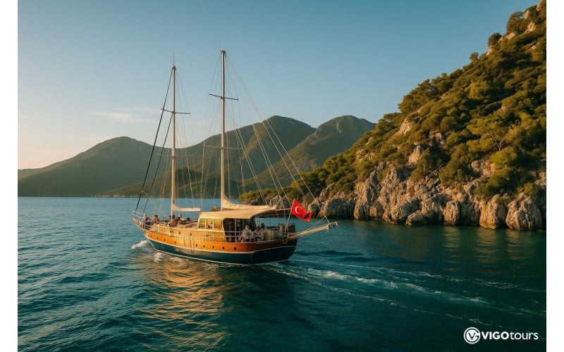 Blaue Reise Bodrum–Karacasöğüt auf dem Gulet 4 Tage - 7