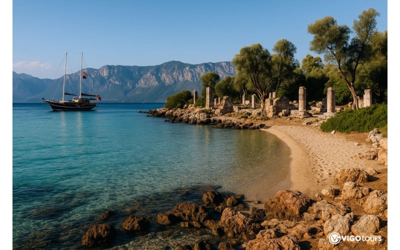 Blaue Reise Bodrum–Karacasöğüt auf dem Gulet 4 Tage - 10