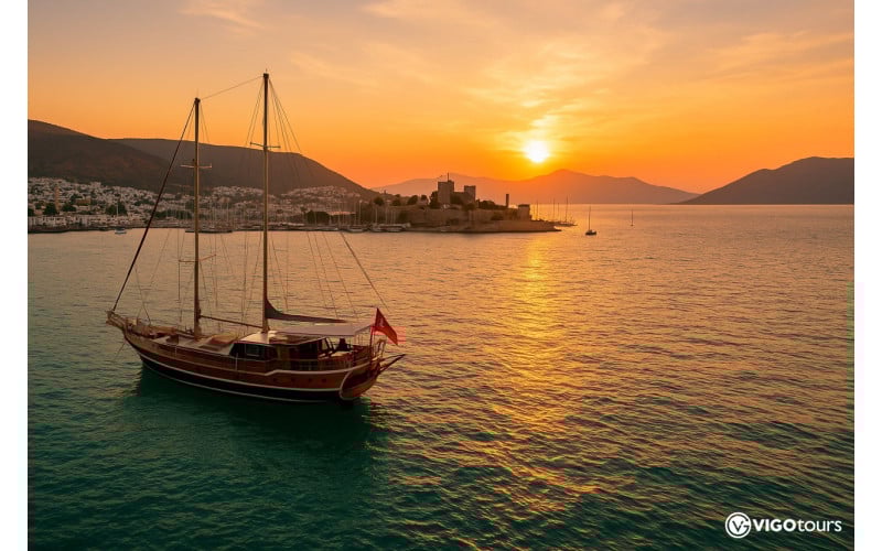 Blaue Reise Bodrum–Karacasöğüt auf dem Gulet 4 Tage - 12