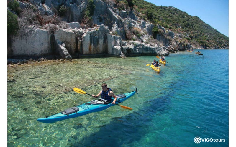 Sea kayaking Kekova Turkey - 1