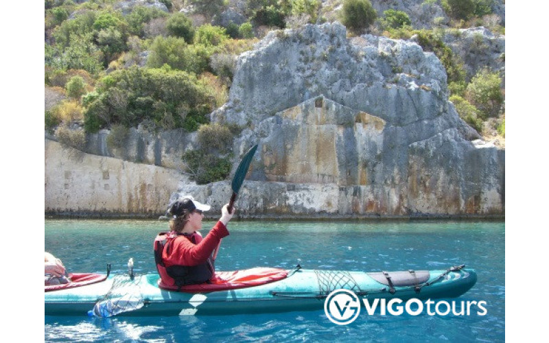 Kekova'da Deniz Kano Turu ile Tarihi Batık Şehri Keşfedin - 6