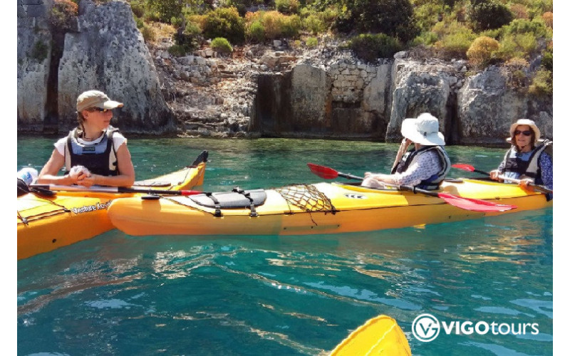 Kekova'da Deniz Kano Turu ile Tarihi Batık Şehri Keşfedin - 7