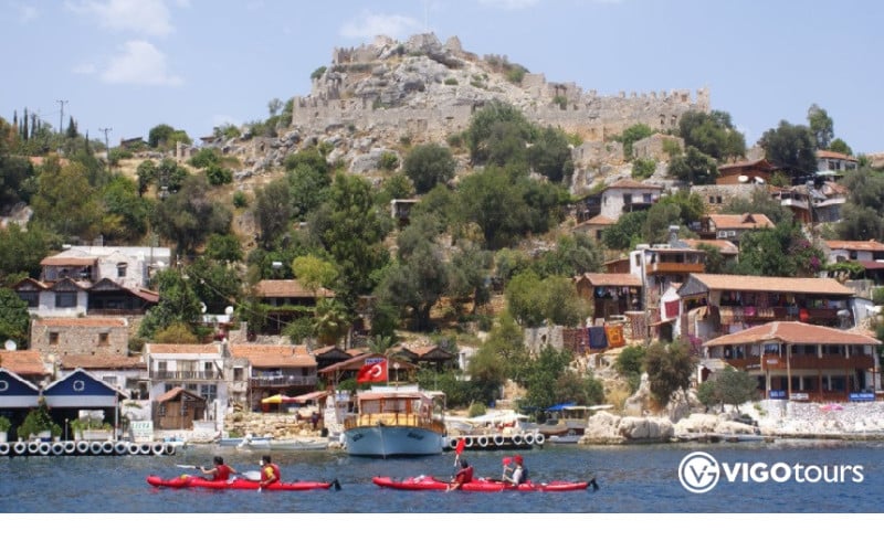 Kekova'da Deniz Kano Turu ile Tarihi Batık Şehri Keşfedin - 10