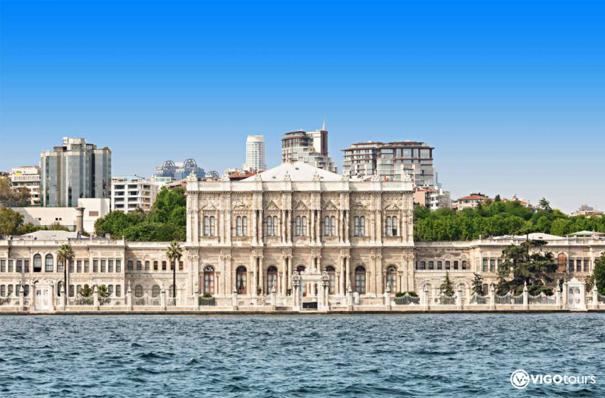 Istanbul city, Bosphorus cruise, Dolmabahce Palace - 1