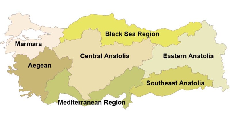 Regiony Turcji