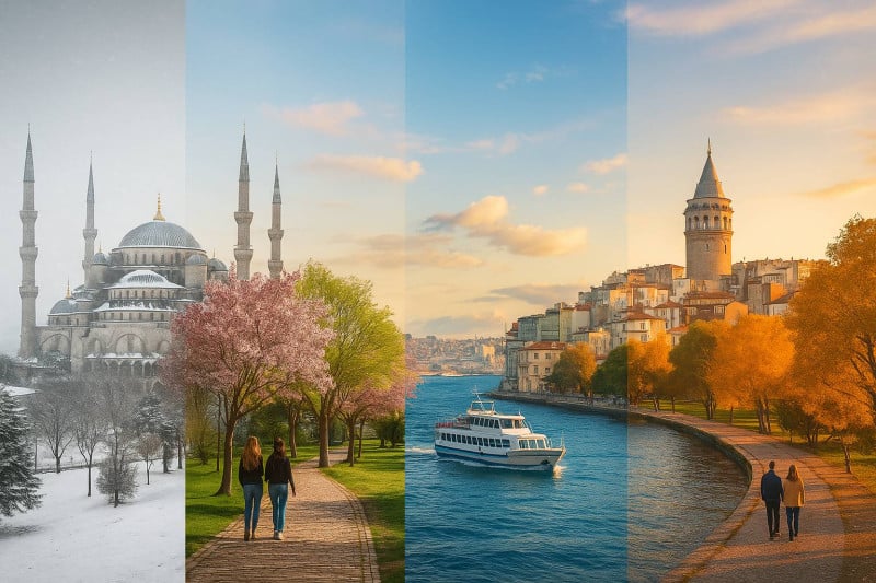 Wetter in Istanbul: Klima, Niederschläge und Meerestemperaturen