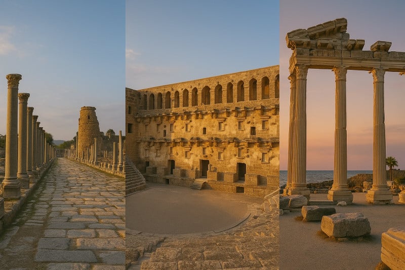 Perge Aspendos and Side Where Stone Remembers Time