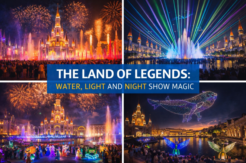 The Land of Legends: Woda, Światło i Magia Nocnych Show