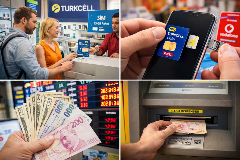 Kluczowe wskazówki dotyczące kart SIM i pieniędzy na podróż do Turcji